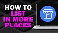 How to list in More Places On Facebook Marketplace (Step by Step)