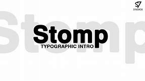 Rhythmic Typography | Download Free After Effects Template | S7 Studios