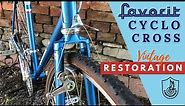 Vintage bike cyklocross restoration Favorit F1 Special - renovace a stavba