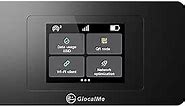 GlocalMe DuoTurbo 4G LTE Portable WiFi Mobile Hotspot Device for Travel, SIMFREE, No Contract, with US 8GB & Global 1GB Data in 150+ Countries, Support 10 Devices Connected (Black)