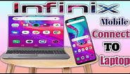 how to connect infinix mobile phone to laptop || all infinix mobile connect to laptop