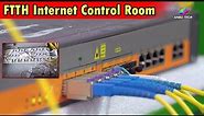 FTTH Internet Service Provider Control Room | Optical Line Terminal OLT | Anbu Tech