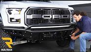 How to Install ADD Stealth Front Bumper on a 2017 Ford Raptor at RealTruck.com
