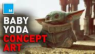 According to concept art, Baby Yoda was always cute