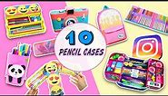 10 Amazing Pencil Cases - Emojis - Panda - Retro - Back to School | aPasos Crafts DIY
