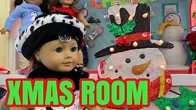 American Girl Dolls Decorate My Room For Christmas
