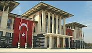 Turkish president Erdogan unveils his new palace of a thousand rooms