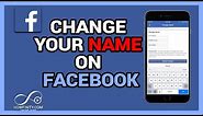 How to Change Your Name on Facebook Mobile App
