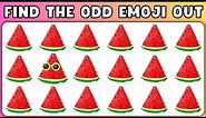 HOW SHARP ARE YOUR EYES | Find The Odd Emoji | Emoji Puzzle | Hard Puzzles | Party Games