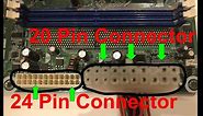 How to connect a 20 Pin PSU to a 24 Pin Motherboard!