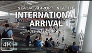 International Arrival at Sea-Tac Airport Walking Tour | Seattle, WA Washington