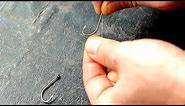 How to Tie a Double Snell Rig, Easy double fish hook setup