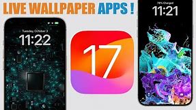 Best iOS 17 Custom LIVE Wallpaper Apps !