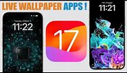 Best iOS 17 Custom LIVE Wallpaper Apps !