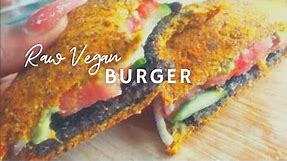 Raw Vegan Challenge Day 7 | How to Make Raw Vegan Burger | Korenn Rachelle