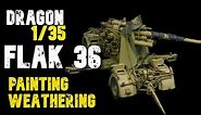DRAGON 1/35 FLAK 36 / FLAK 88 Painting and Weathering Guide