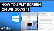 How To Split Screen In Windows 11