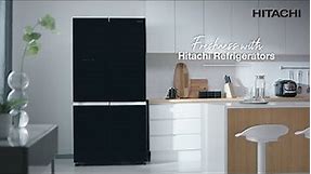 New Hitachi MultiDoor Refrigerator with Vacuum Compartment & Selectable Zone - 30sec Hr