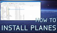 How to Install Planes on FSX | Freeware Aircraft | Tutorials
