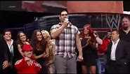 WWE Superstars and Divas sing "Happy Birthday" to John Cena 23/04/2012.