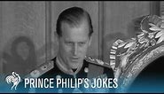 Prince Philip's Jokes: Royal Comedy | British Pathé