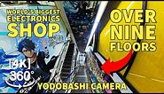 [360 VR] Walking all 9 Floors of Yodobashi Akiba Camera - Akihabara, Tokyo, Japan