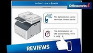 How to Enable AirPrint DocuPrint CM225