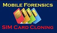 Demo of SIM card Cloning - Cellebrite UFED 4PC