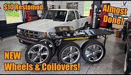 The Chevy S10 Restomod Gets New Wheels & Coilovers For The Perfect Stance!