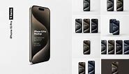 iPhone 15 Pro Mockup, an iPhone Mockup by dpi