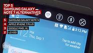 Top 5 Samsung Galaxy Note 7 alternatives