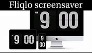 How to set up Fliqlo Clock Screensaver in Windows