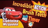 Incredible Action Toothbrushing Timer Cars Lightning McQueen