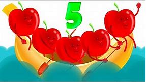 Jelly Bears | Five Little Apples | Nursery Rhymes | Kids Songs