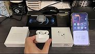 Apple AirPods (3rd Generation) with MagSafe Charging Case Unboxing + First Setup
