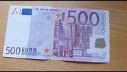 500 EURO banknote review