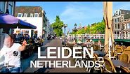 [4K] Virtual City Tour of Leiden, Holland - Netherlands City Walking Tour with Natural Sounds (ASMR)
