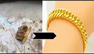 gold bracelet making | How to Make Gold Bracelet | 24k Gold Bracelet