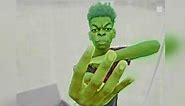 Beast Boy / Guy Holding Up Four Fingers