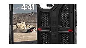 UAG Case Compatible with iPhone 15 Case 6.1" Monarch Kevlar Black Rugged Heavy Duty Military Grade Drop Tested Protective Cover by URBAN ARMOR GEAR