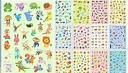 3900+ Stickers for Kids, 108 Sheets Reward Cute Stickers for Toddlers Students Parents, Teacher Stickers for School Class, Small Food Plant Space Car Animal Stickers for Scrapbook Journal Gifts Decor