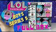 NEW LOL Surprise BOYS Series 5 ! First Full Box Unboxing