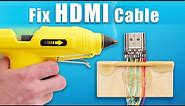HDMI Cable Repair Without Soldering Skills