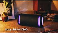 Sony SRS-XV500 portable party speaker: First Look - Reviews Full Specifications