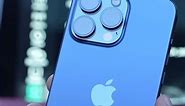 Different shades of Blue Titanium iPhone 15 PRO 🔵
