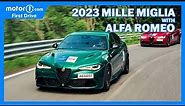 2023 Alfa Romeo Giulia Quadrifoglio 100 Year Anniversary: First Drive Review | Mille Miglia Magic