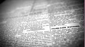 Old Newspaper 4K - Stock Footage Free Background