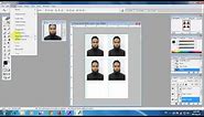 How to Make Passport Size Photo in 4R size with Photoshop