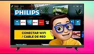 Cómo Conectar Smart TV PHILIPS 💙 a Internet por WiFi 🛜 | OS Saphi ✅