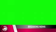 3D Virtual TV Studio News with green screen, 3D Rendering